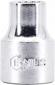Genius Tools 373225 3/8" Dr. 25/32" Hand Socket (12 Point)