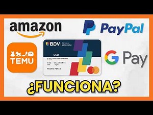 ¿En CUALES páginas SI PASA Tu tarjeta Internacional BDV? Tarjeta del Banco Venezuela en DIVISAS