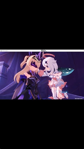 Paimon Poked Fischl.