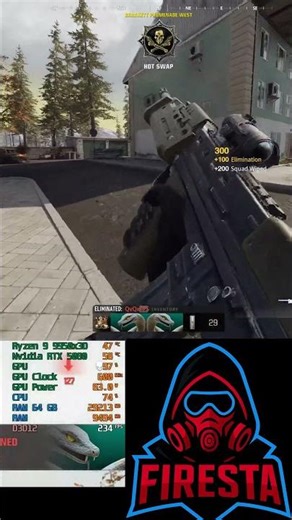 Warzone 4K DLSS ON | FPS & Graphics Test #shortsgaming