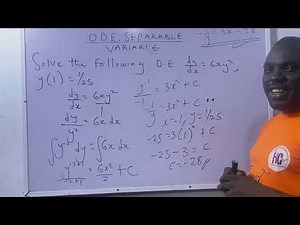 Separable Differential Equations | Solving ODE Step-by-Step Tutorial