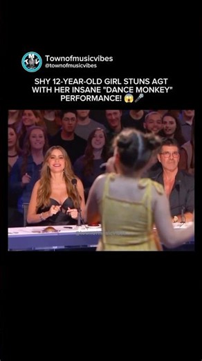 Shy 12-Year-Old Girl Stuns AGT With Her INSANE "Dance Monkey" Performance! 😱🎤