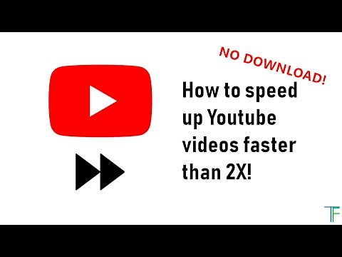 How to Speed Up Youtube Videos More Than 2x!