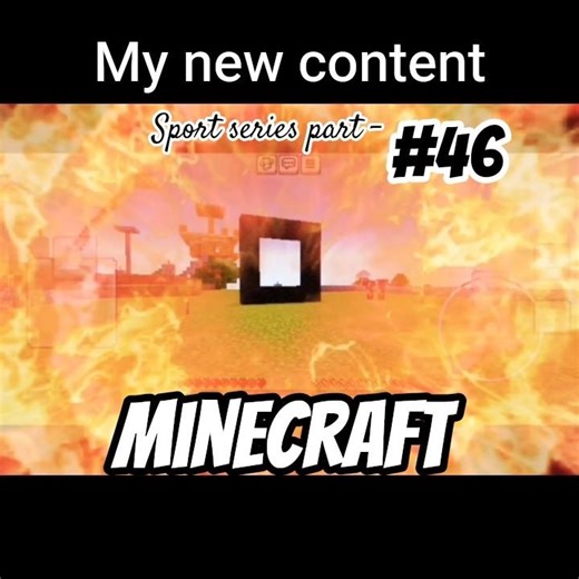 My new content in Minecraft ( sport series part-46 ) #minecraft #shorts