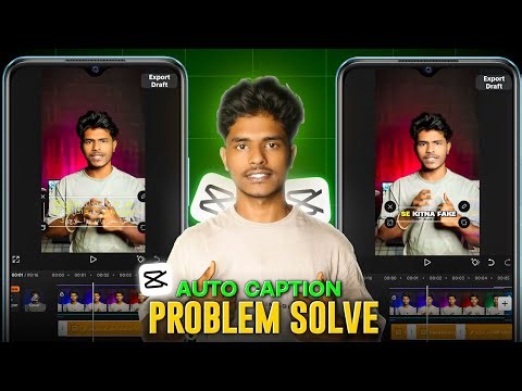 CapCut Auto Caption Not Working | Capcut Auto Caption Problem Solve