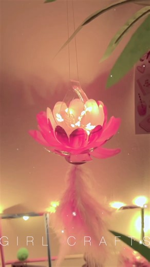 Cute night light ✨ #crafts #diylamp