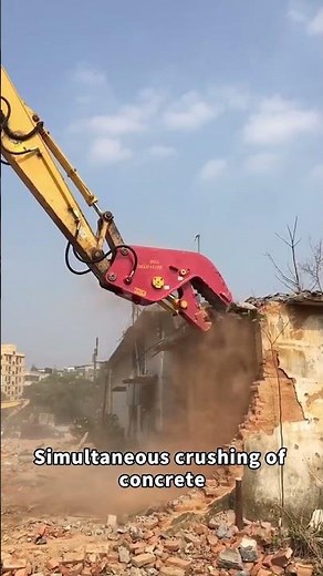 Unleashing Power: Hydraulic Pulverizer for Crushing Concrete and Separating Rebar