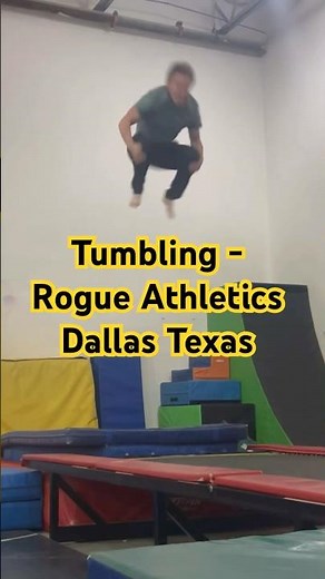 GYMNAST TRAINING BACKFLIPS Tumbling Trampoline Circus Fitness