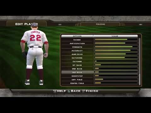 MLB 2k8 (PS3) Player Ratings: Randy Carter [Roger Clemens]