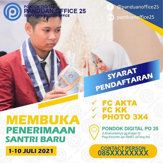 PPT PPDB KEREN! PROMOSI PPDB SEKOLAH | FREE PPT TEMPLATE