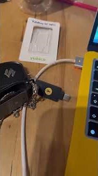 Unlocking Your MacBook Air M4 with a Yubikey 5 NFC, how to connect your Yubikey , read description
