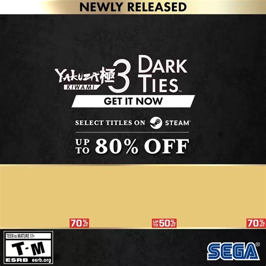 SEGA’s biggest franchises are on sale! Save up to 75% on Sonic, Persona, Total War & more—don’t miss out! | SEGA