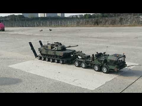 Hooben 1/16 RC Model RTR Faun slt-56 Tank Transporter