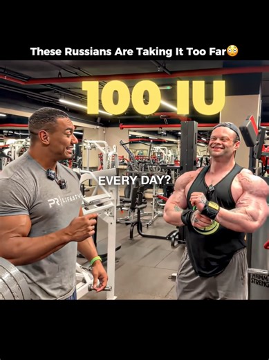 The fact that he is normalizing this 👀⚙️ #gymbro #gymrat #diagofit #gear #sergeydanilov