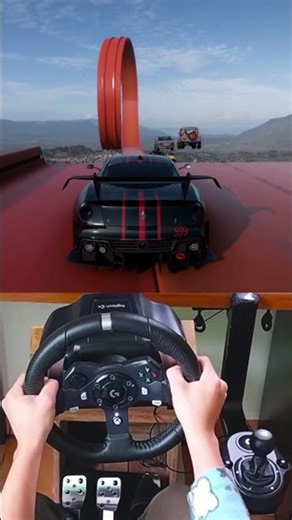 Ferrari 599XX SCREAMS at High Speed! 🔥 | Forza Horizon 5 | Logitech G920 Wheel