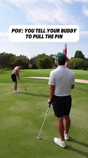 Funny Golf Fail: Pulling the Pin Mishap
