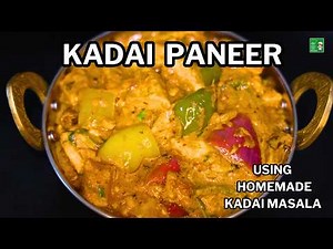 Kadai Paneer Recipe Perfect Side dish for Roti ,Naan ,Chapati Restaurant style at Home