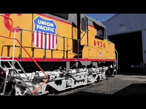 UP 6936 DDA40X (Running) Walk around at the Portola museum Sep 2009