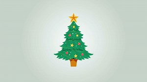 Christmas Tree Animation for you video christmas