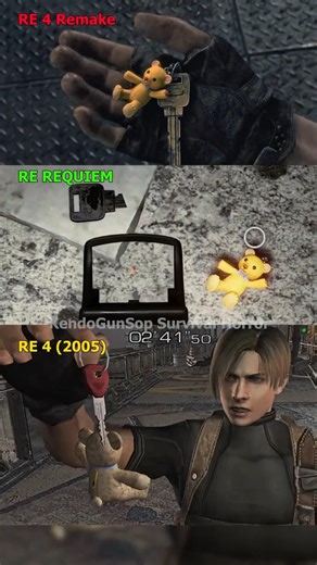 Very Cute~ RE4 & RESIDENT EVIL REQUIEM Bear Keychain #ResidentEvil #ResidentEvilRequiem