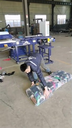 Rag cloth packing machine