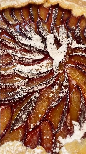 Easy & Delicious Plum Galette | Step-by-Step Baking #easyrecipe #recipe #galette