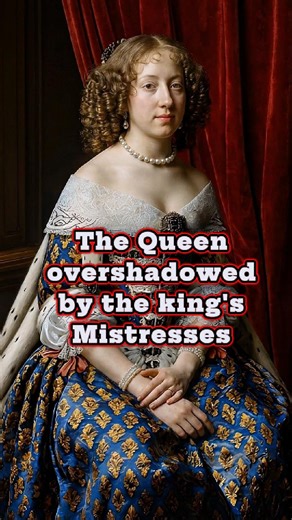 He had mistresses. Many of them. But only one was Queen. Maria Theresa of Spain married Louis XIV to seal peace between empires. At Versailles, he openly favored other women and legitimized their children.She gave him six children. Only one survived to adulthood — Louis, the Grand Dauphin. That one son secured the Bourbon line in France and Spain. #HistoryShorts #historyforyou #womeninhistory #InterestingStories #HistoricalReel #femmelore #historyforeveryone #frenchhistory #lovehistory #historyl