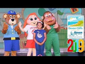 Devon Cliffs Holiday Park Seaside Squad Bradley Bear Poly and Greedy Live on Stage 2019 Show