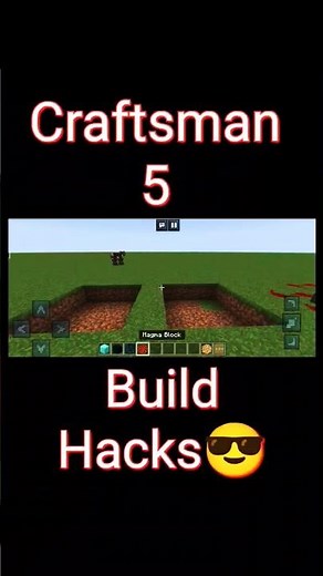 Build Hacks for craftsman 5 and craftsman 4😎