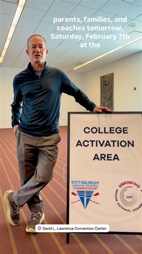 Robbie Tenenbaum on Instagram: "Hope to see you tomorrow (Feb. 7th) in Pittsburgh for the @usrowing Indoor National Championships! 👊"