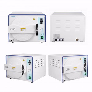 750W Automatic Autoclave Mini Sterilizer,23L Benchtop High Pressure Temperature Steam Class N Autoclave Steam Sterilizer