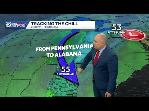 Frost in Alabama Halloween morning, Weather forecast features rain by the end of the weekend