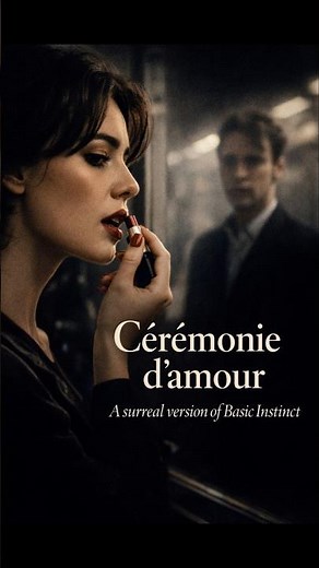 Cérémonie d’amour - a surreal version of Basic Instinct