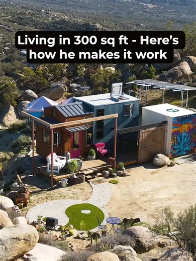 Living tiny doesn't mean living without. Pull-out spice drawer ✅ Full freezer✅Workout gym✅Telescope in the guest bed✅It's all about smart storage✅ #tinyhousemovement #storagehacks #minimalism