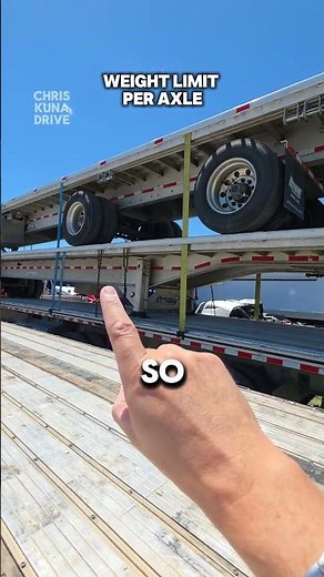 Did you know the weight limit on tandem vs split axle? #trucking
