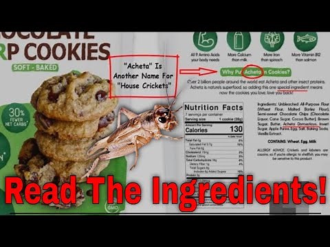 DID YOU KNOW: SOME BIG FOOD COMPANIES ARE ADDING CRICKETS TO COOKIES, SNACKS, & BREAD