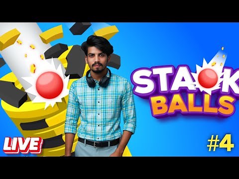 Stack Ball Live Gameplay by GameVikas – Speed Run & High Score Challenge!”