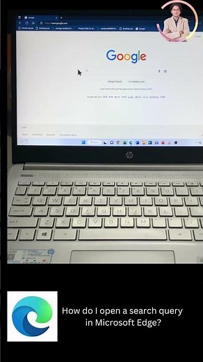 How do I open a search query in Microsoft Edge? #shorts #edge