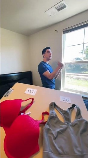 Letting My Boyfriend Pick What BRA i Put On😨#shorts