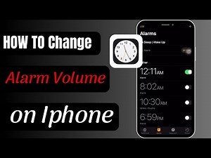 How To Adjust Alarm Volume On Iphone | Set Alarm Volume On iphone