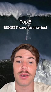 The top 5 biggest waves ever surfed! #Surfing #bigwaves #surf | Surf Like Pro