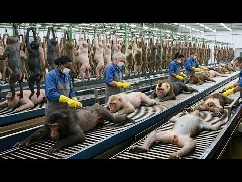 Inside the Monkey-Pattern Leather Factory | Full Process From Raw Material to Luxury Bags