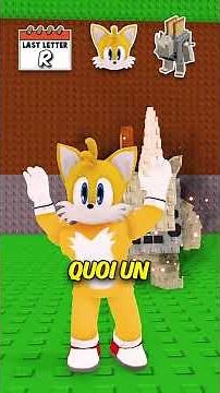 LES PERSONNAGES SONIC DIT LEUR NOM, GAGNE UN BRAINROT AVEC LA DERNIÈRE LETTRE ! 🏓 #shorts