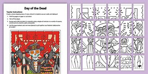 Day of the Dead Collaborative Art Pack