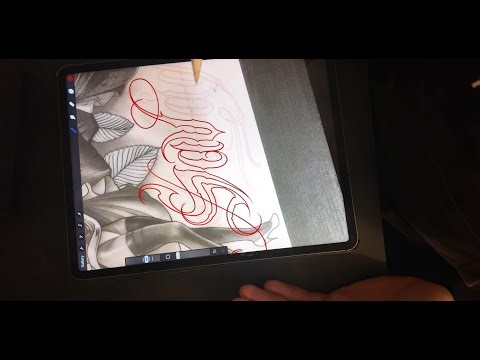 How to draw lettering ?