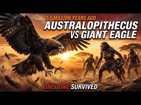 Life 3.5M Years Ago: Australopithecus VS Giant Eagle - Only One Survived