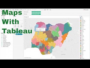 Tableau Tutorial: Maps and Shape Files / Spatial Files for Geocoding
