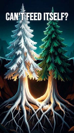 This White Redwood Can't Feed Itself