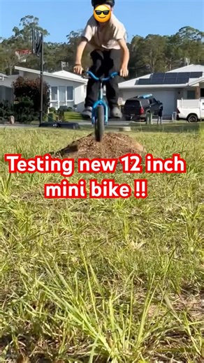 Testing new 12 inch mini bike !! #mtb #mtbreview #funny #crash @Eastomtb @CalebMtb1 @HarlemMtb123
