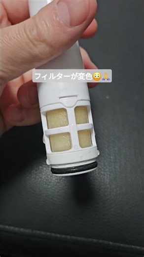 リファのシャワーヘッドフィルターを交換してみた
